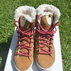 Adidas Neo SE Hozer High Sneakers Suede Fur